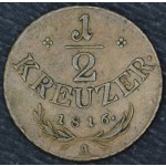 AVSTRIJA 1/2 Kreuzer 1816 A - Franz II (I).