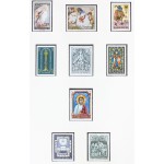 Avstrija Lot 9 znamk 1967