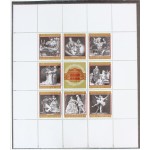 Avstrija Lot 8 znamk 1969