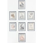 Avstrija Lot 8 znamk 1969