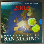 SAN MARINO 1, 2, 5, 10, 20, 50 Centov & 1, 2 Euro 2002