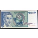 500 dinarjev 1990 - AD - UNC