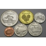 JAMUL NATION / ESKIMO TRIBES 1 Cent / 1 Dollar 2016  - Lot 6 kovancev - UNC