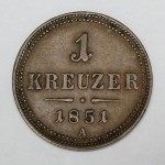 AVSTRIJA 1 Kreuzer 1851 A
