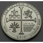 ZDA 25 Cents 2019 - San Antonio Missions (Denver)
