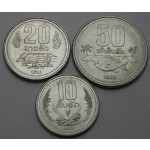 LAOS 10 Att 1980, 20 Att 1980, 50 Att 1980 - Lot 3 kovancev - UNC