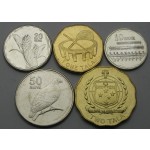 SAMOA 10 Sene, 20 Sene, 50 Sene, Tala & 2 Tala 2011  - Lot 5 kovancev - UNC