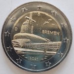 NEMČIJA 2€ 2026 - Zvezna dežela Bremen (A,D,F,G,J)