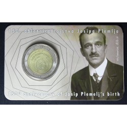 SLOVENIJA 2€ 2023 - 150. obletnica rojstva Josipa Plemlja - kartica 