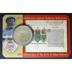 SLOVENIJA 2€ 2020 - 500. obletnica rojstva Adama Bohoriča - kartica 