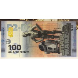 STAR WARS 100 Galactic Credits 2025 - R2 / D2 - UNC