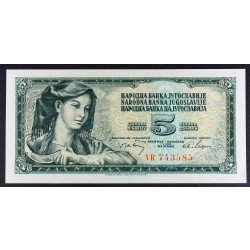 5 dinarjev 1968 - AR - UNC