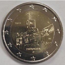 NEMČIJA 2€ 2022 - Thüringen - (A,D,F,G,J)