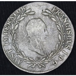 AVSTRIJA 20 Kreuzer 1827 E - Franz II (I).