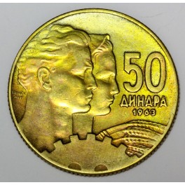 50 dinerjev 1963 (polna črka P)