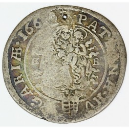 MADŽARSKA 6 Krajczar 1668 KB - Leopold I.