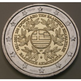 GRČIJA 2€ 2021 - 200. obletnica grške revolucije