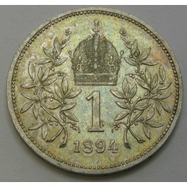 AVSTRIJA 1 Krona 1894 - XF+