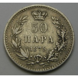 SRBIJA 50 para 1875