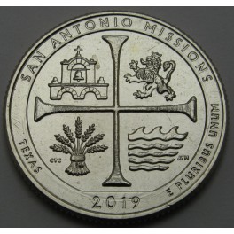 ZDA 25 Cents 2019 - San Antonio Missions (Philadelphia)