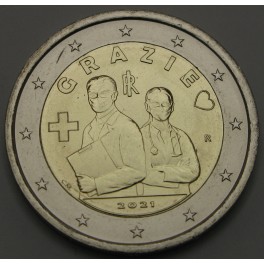ITALIJA 2€ 2021 - Zdravstveni delavci - HVALA