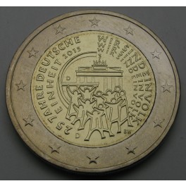 NEMČIJA 2€ 2015 - 25 let nemške enotnosti - (A,D,F,G,J )