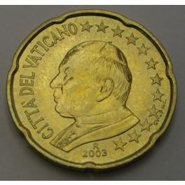 VATIKAN 20 Centov 2003