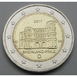 NEMČIJA 2€ 2017 - Rheinland-Pfalz - Porta Nigra - (A,D,F,G,J )