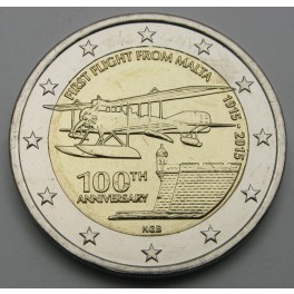 MALTA 2€ 2015 - 100 let od prvega poleta