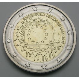 NEMČIJA 2€ 2015 - 30. obletnica zastave Evropske unije - (A,D,F,G,J )