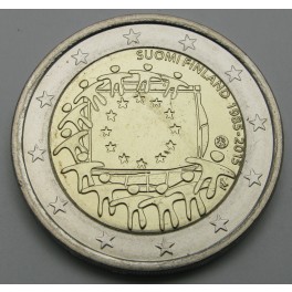 FINSKA 2€ 2015 - 30. obletnica zastave Evropske unije.