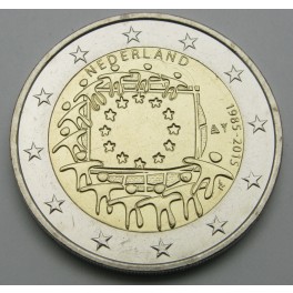 NIZOZEMSKA 2€ 2015 - 30. obletnica zastave Evropske unije