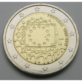 PORTUGALSKA 2€ 2015 - 30. obletnica zastave Evropske unije